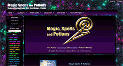 Desktop Screenshot of magic-spells-and-potions.com